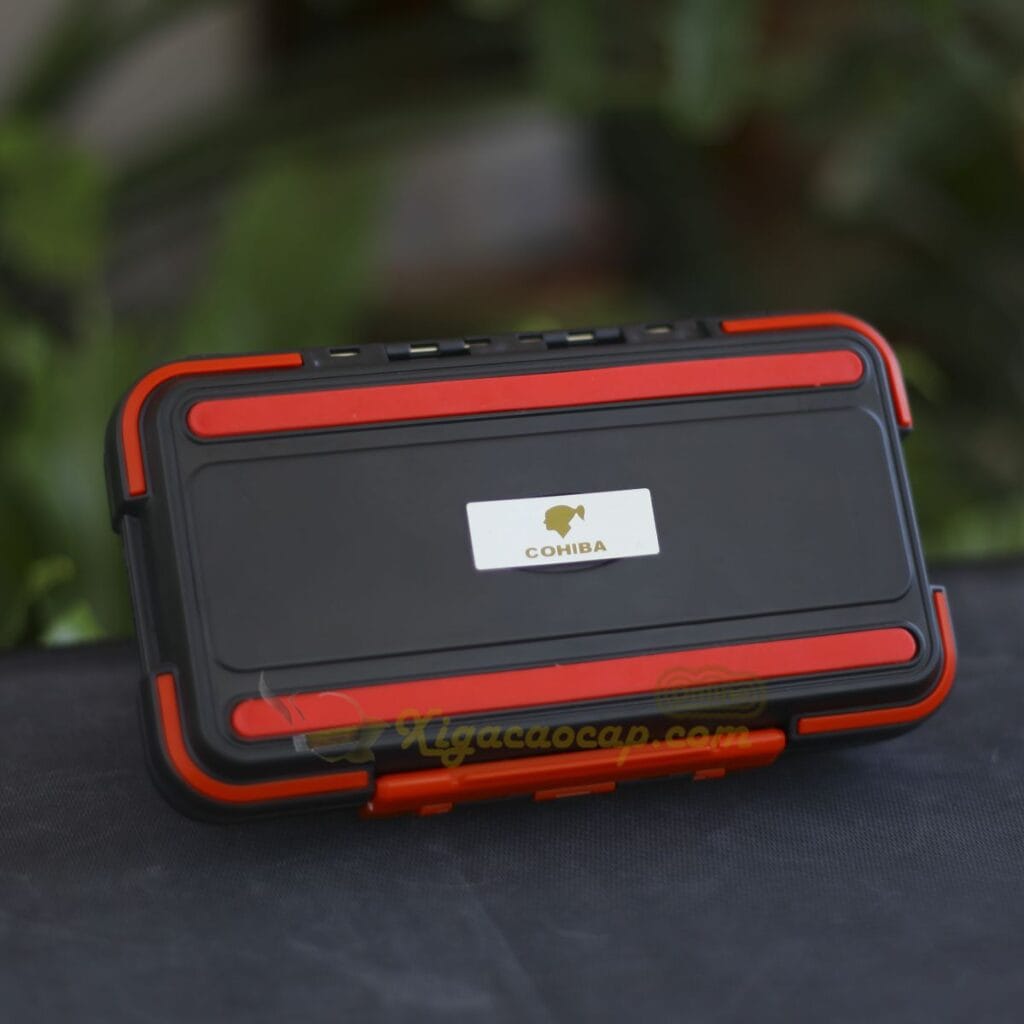 Hộp đựng xì gà cầm tay phụ kiện xì gà Cohiba - 4 điếu