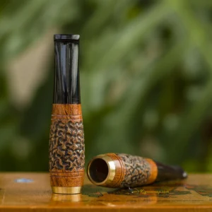 Tẩu hút xì gà Mini T61 vân nhám Sang Trọng cổ điển