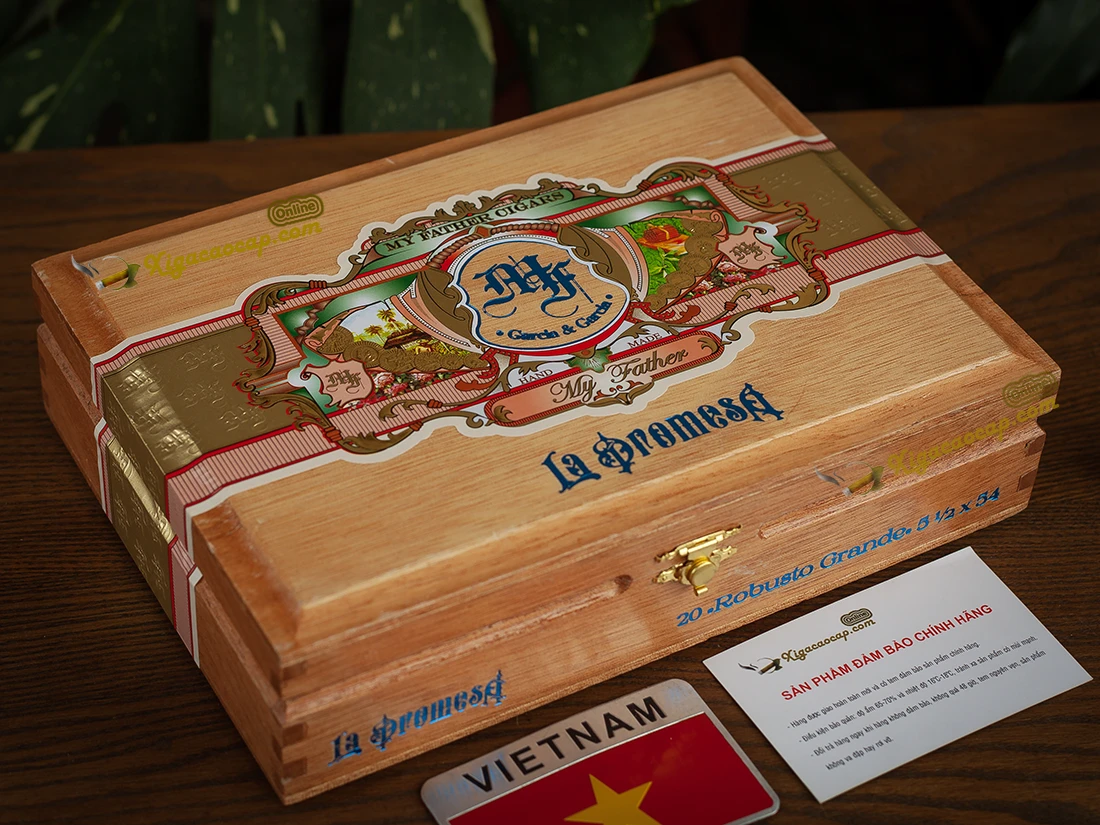 Hộp xì gà My Father La Promesa Robusto Grande Nicaragua chính hãng