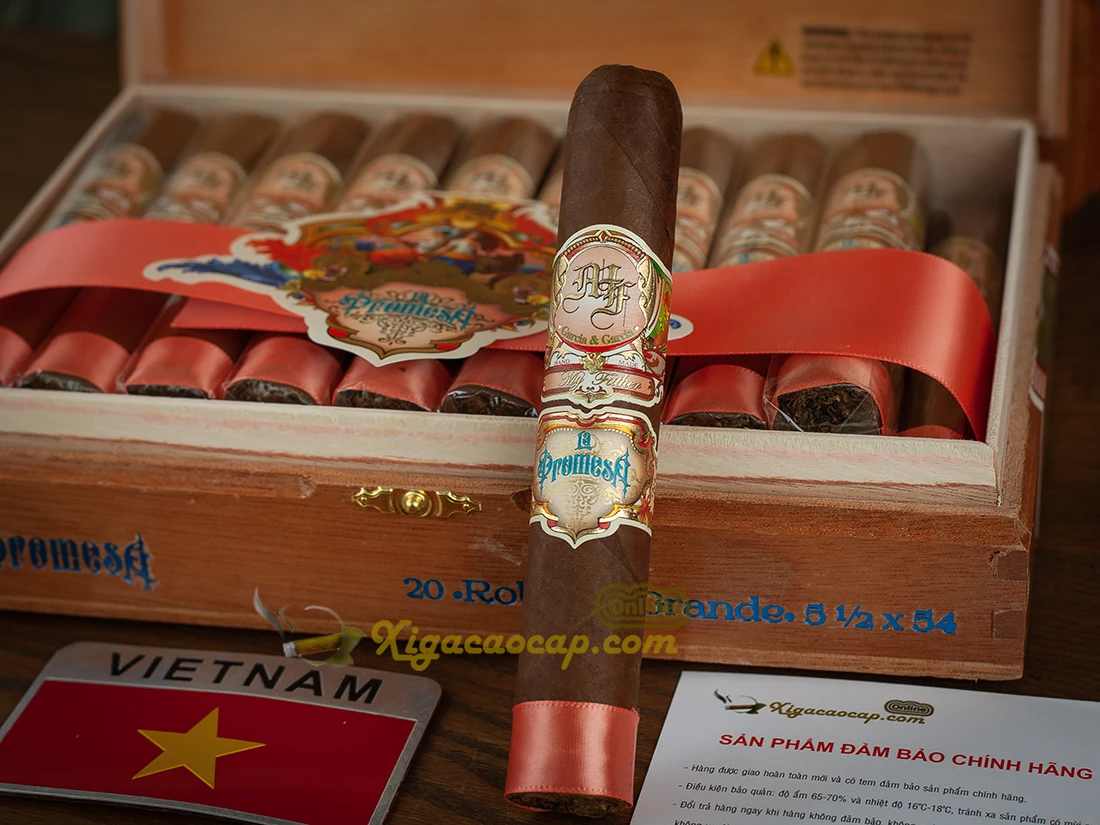 Điếu xì gà My Father La Promesa Robusto Grande trong hộp gỗ