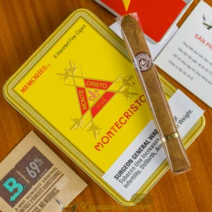Xì Gà Montecristo Memories – 6 Điếu Hộp Thiếc