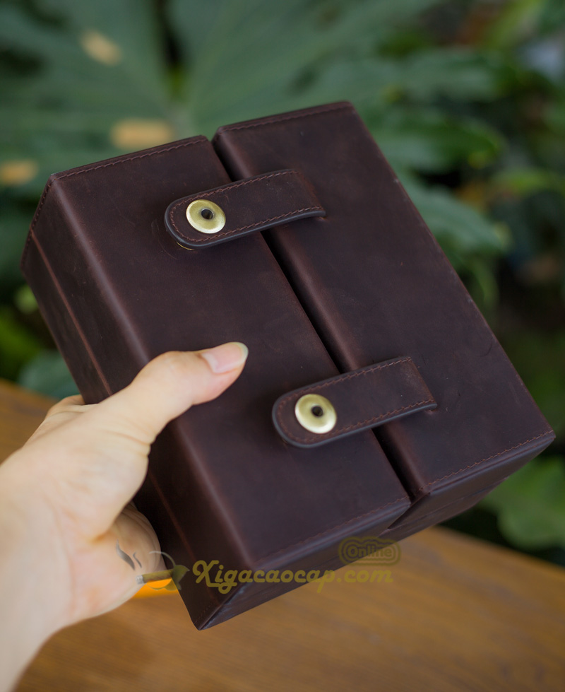 Hộp đựng xì gà nhỏ gọn, trọng lượng nhẹ, dễ bỏ túi hoặc vali