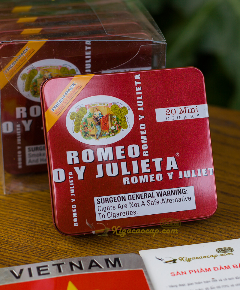 Xì gà Romeo y Julieta 1875 Mini là lựa chọn hoàn hảo cho những ai tìm kiếm sự tiện lợi với hương vị ngọt ngào