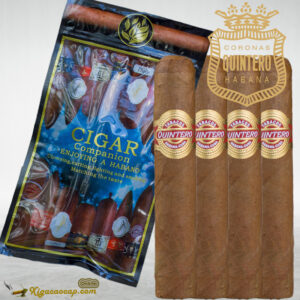 Xì gà Cuba Quintero Favoritos kèm gói ủ humidi-Zipbag - 4 điếu