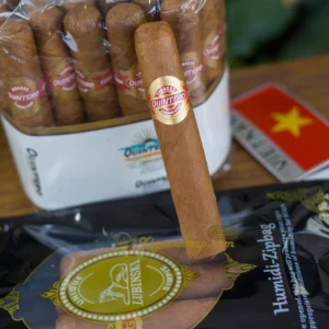 Xì gà Cuba Quintero Favoritos kèm gói ủ humidi-Zipbag – 4 điếu