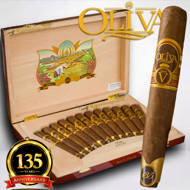 Hộp quà tặng xì gà Oliva Serie V 135th Anniversary - 12 điếu