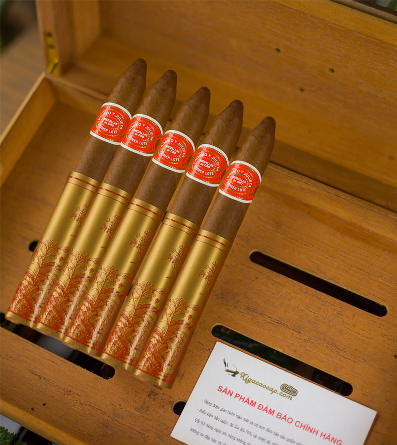 Gói 5 điếu xì gà Romeo Y Julieta Belicoso Primer Lote