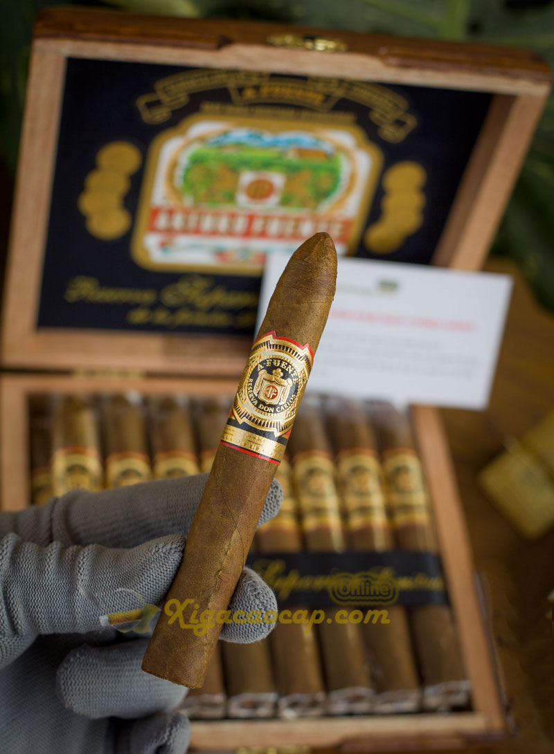 Một điếu xì gà êm dịu, đậm đà hương vị với những nốt hương thơm ngon của vani, kem và hoa.