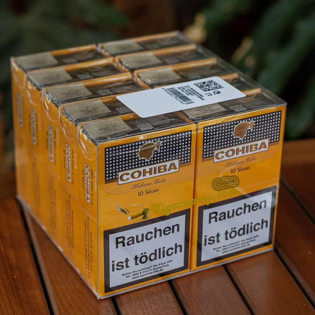 Cây 10 Bao Xì Gà Cohiba Short 10 Điếu Chính Hãng Cuba