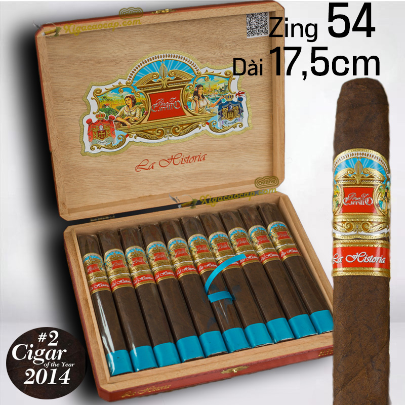Xì gà E.P Carrillo La Historia E-III #2 cigar of the Year – 10 điếu