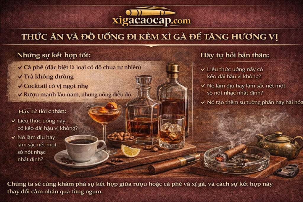 Xì Gà Kèm Đồ Uống Gì Ngon? 