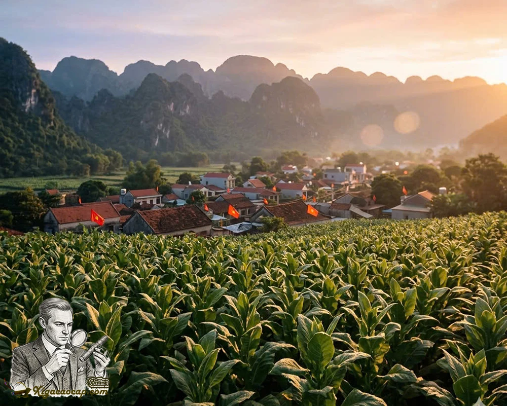 Cách đồng sản xuất Xì Gà Tại Việt Nam