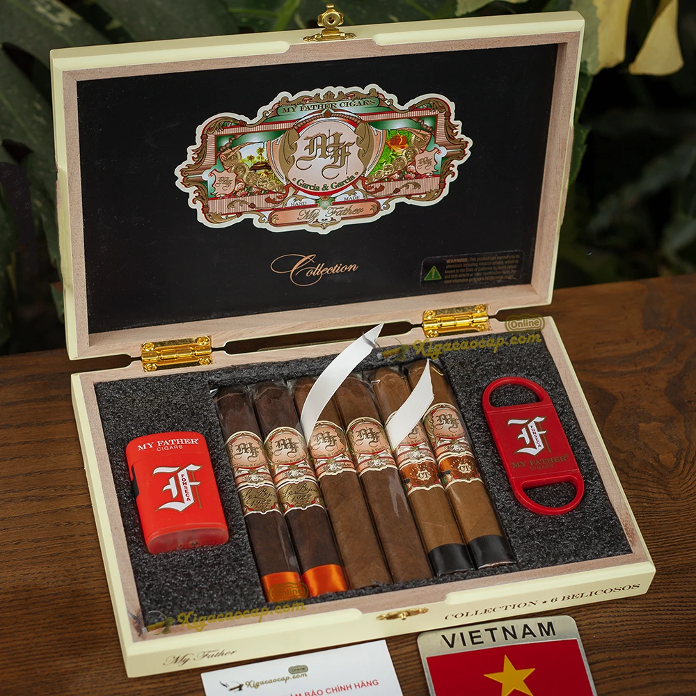My Father Belicoso Collection Sampler mở hộp lộ các điếu xì gà Belicoso