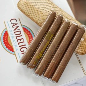 Chi Tiết 5 Điếu Candlelight Sumatra – Dáng Corona Nhẹ Dễ Hút