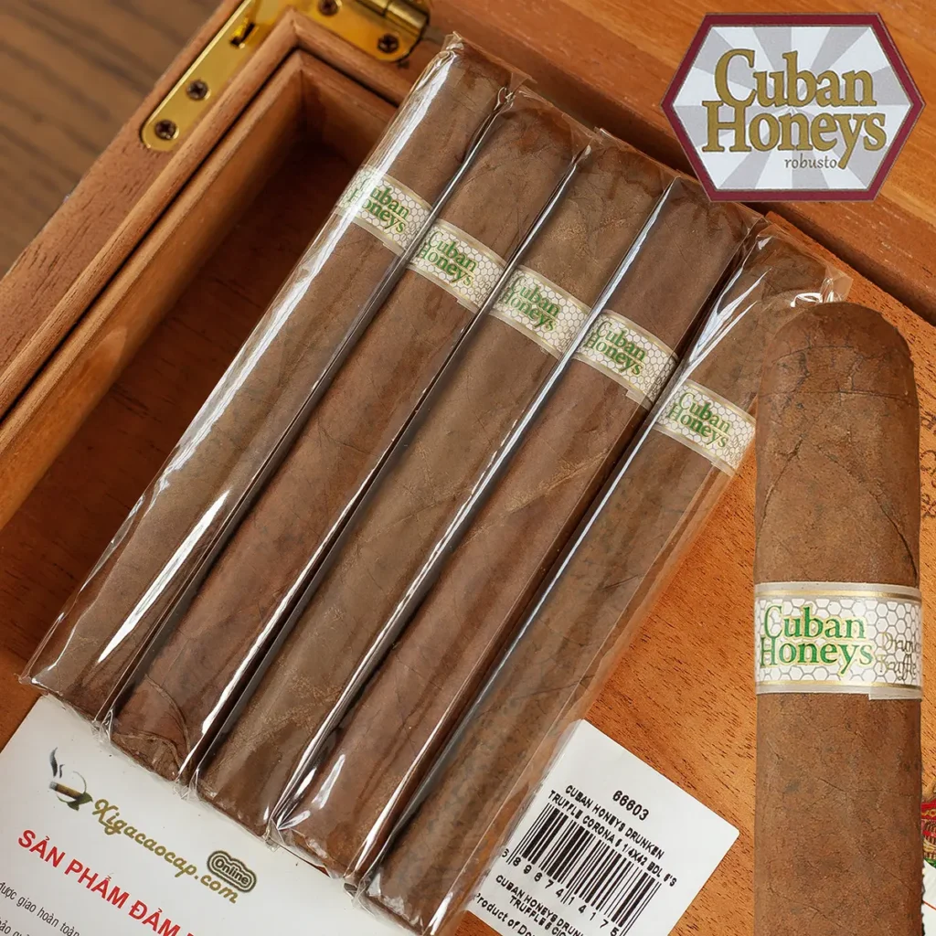 Xì gà sữa Cuban Honeys gói 5 điếu hương kem vani cafe phong cách xì gà Cuba