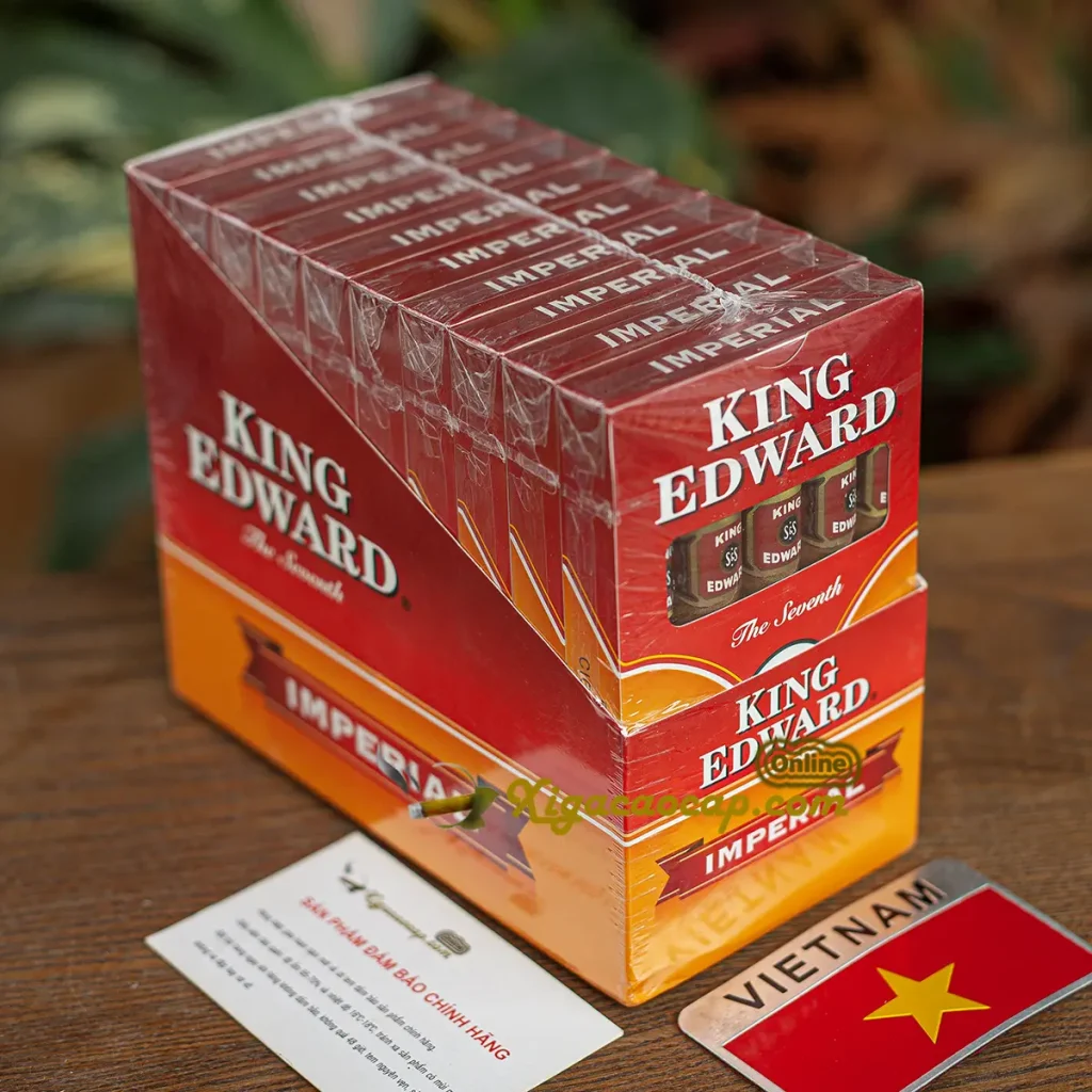 Cây 10 bao xì gà King Edward Imperial tổng cộng 50 điếu