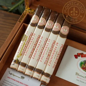 Xì gà montecristo Crafted by AJ Fernandez Churchill gói 5 điếu chính hãng cao cấp
