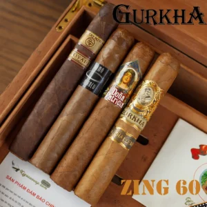 Combo xì gà 4 điếu Gurkha & Rocky Patel Zing 60–54 chính hãng