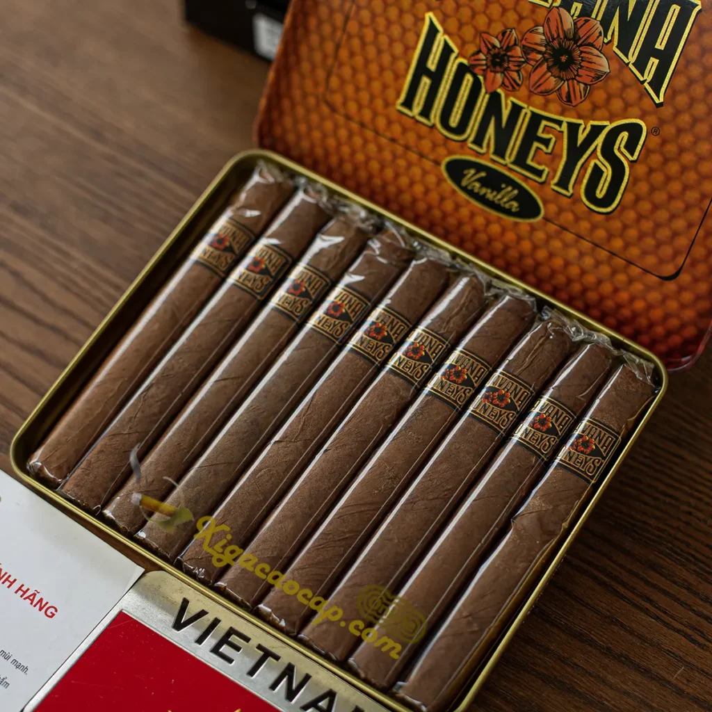 10 điếu xì gà Havana Honeys Vanilla trong hộp