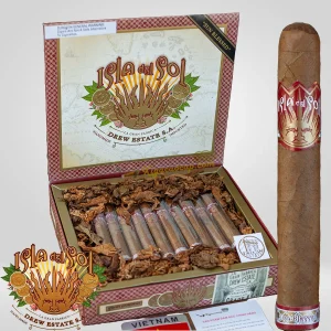 Xì gà Isla Del Sol Gran Corona hộp 20 điếu chính hãng Drew Estate