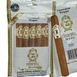 xì gà casa de garcia connecticut churchill set 5 điếu kèm boveda