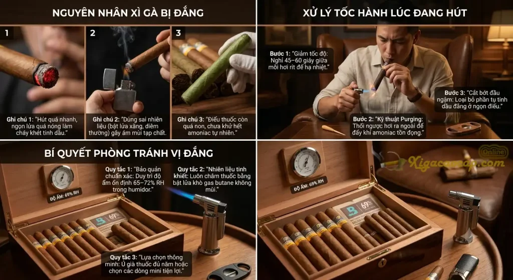 Cam nang tong hop nguyen nhan xi ga bi dang cach khac phuc purging va bien phap phong tranh