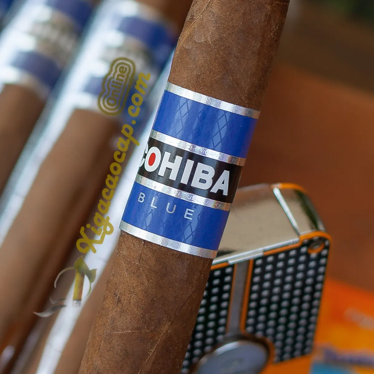Tem nhãn xì gà Cohiba Blue
