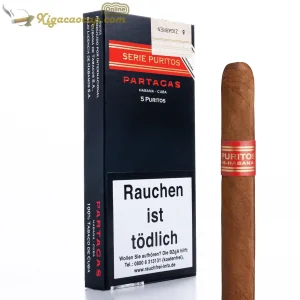 Xì gà mini Partagas Serie Puritos hộp 5 điếu chính hãng tại xigacaocap.com.