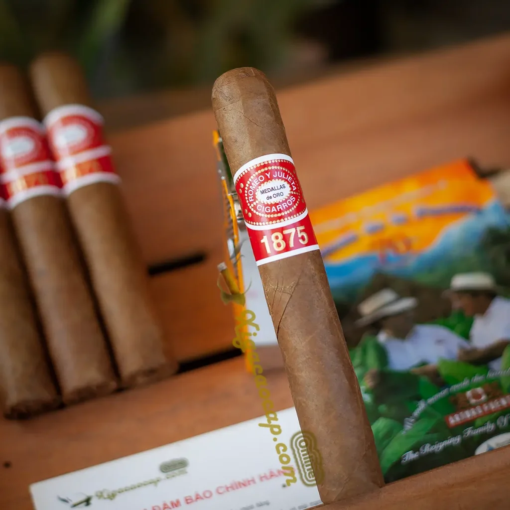 Điếu xì gà Romeo y Julieta 1875 Bully chính hãng đầy đủ tem nhãn phân biệt