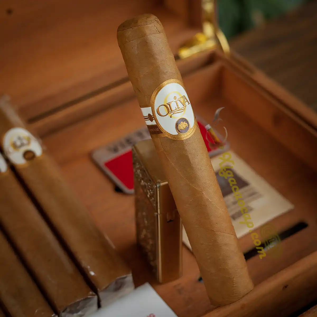 Điếu xì gà Oliva Connecticut Reserve Double Toro ring 60 chính hãng