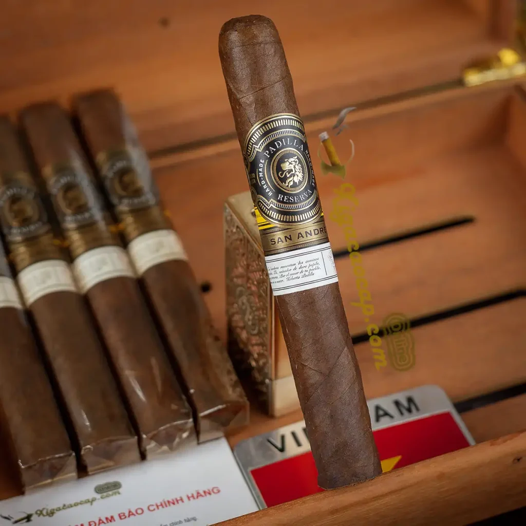 Chi tiet la quan wrapper Mexican San Andres Maduro sâm mau bong dau