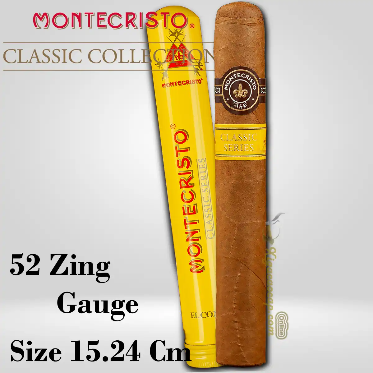 Cigar Montecristo Classic El Conde en Tubos 1 điếu chính hãng