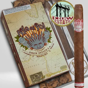 Hộp xì gà Isla Del Sol Churchill Maduro chính hãng Drew Estate