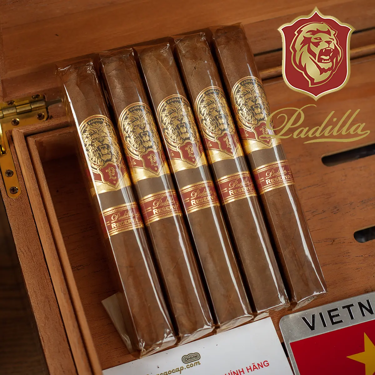 Goi 5 dieu xi ga Padilla Reserva Toro chinh hang