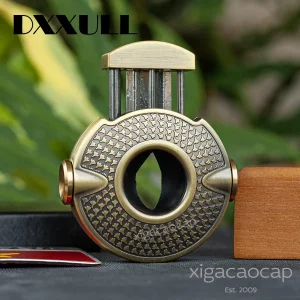Dao Cắt Xì Gà V-Cut (Con Quay Spinner + Gác Điếu Cigar)