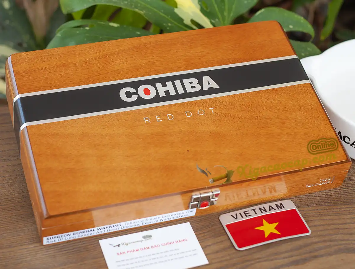 Hop go ngoai xi ga Cohiba Red Dot Toro Tubos chinh hang