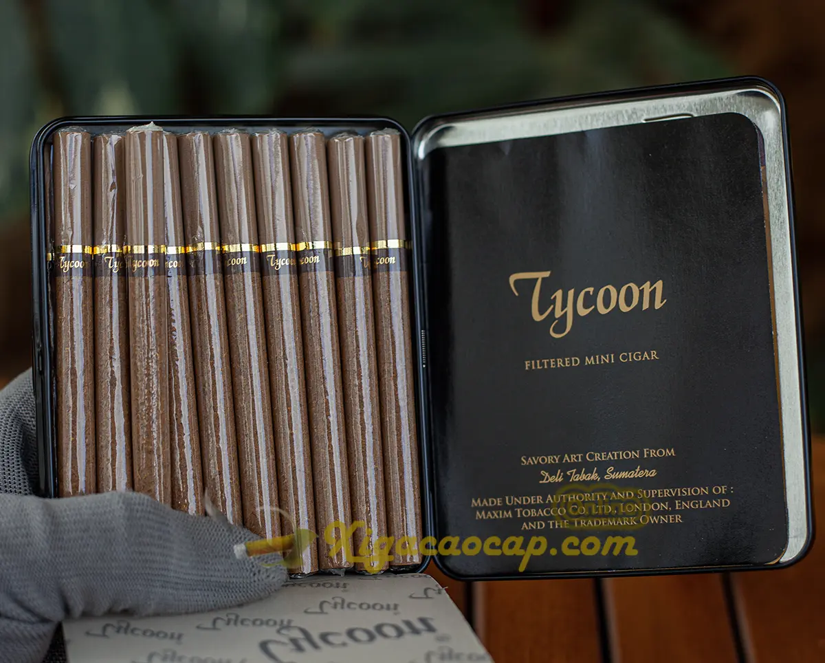 Trải Nghiệm Thực Tế Hộp Xì Gà Tycoon Mini Coffee 20 Điếu Thơm Ngọt