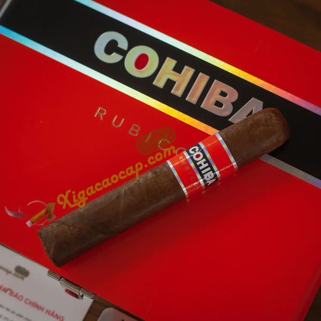 xi ga cohiba rubicon robusto chup cung logo cohiba chinh hang