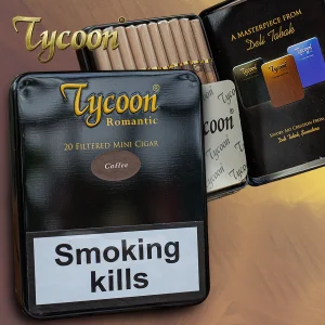 Xì Gà Tycoon Mini Coffee 20 Điếu Hộp Thiếc – Hương Vị Cà Phê