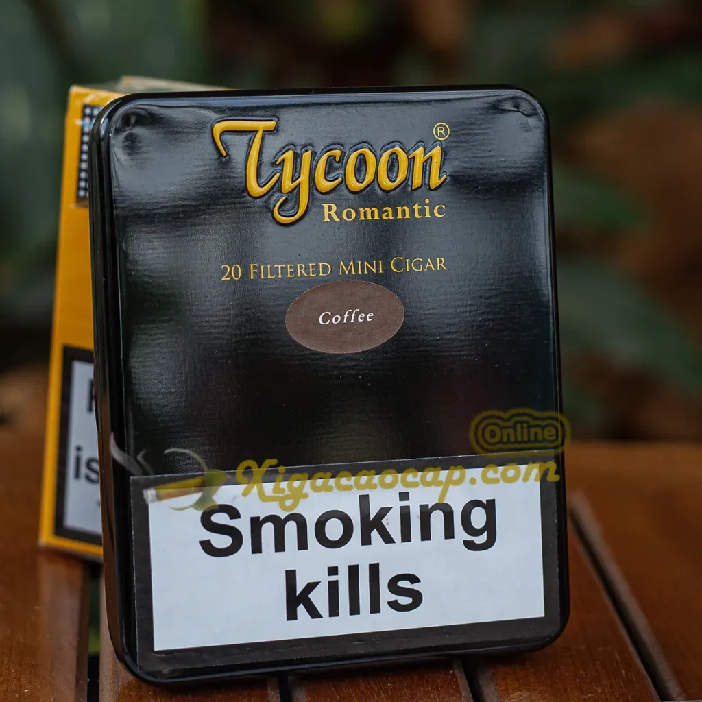 Hộp Xì Gà Tycoon Mini Coffee Hương Cà Phê Sữa Thơm Nồng