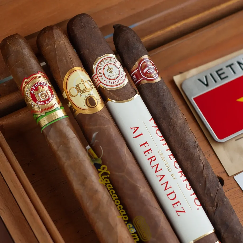 Cận Cảnh Tem Nhãn Chính Hãng Xì Gà Arturo Fuente, Oliva và Montecristo