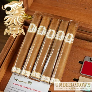 Gói 5 điếu cigar Undercrown Shade Gran Toro túi zip bảo quản chính hãng Drew Estate
