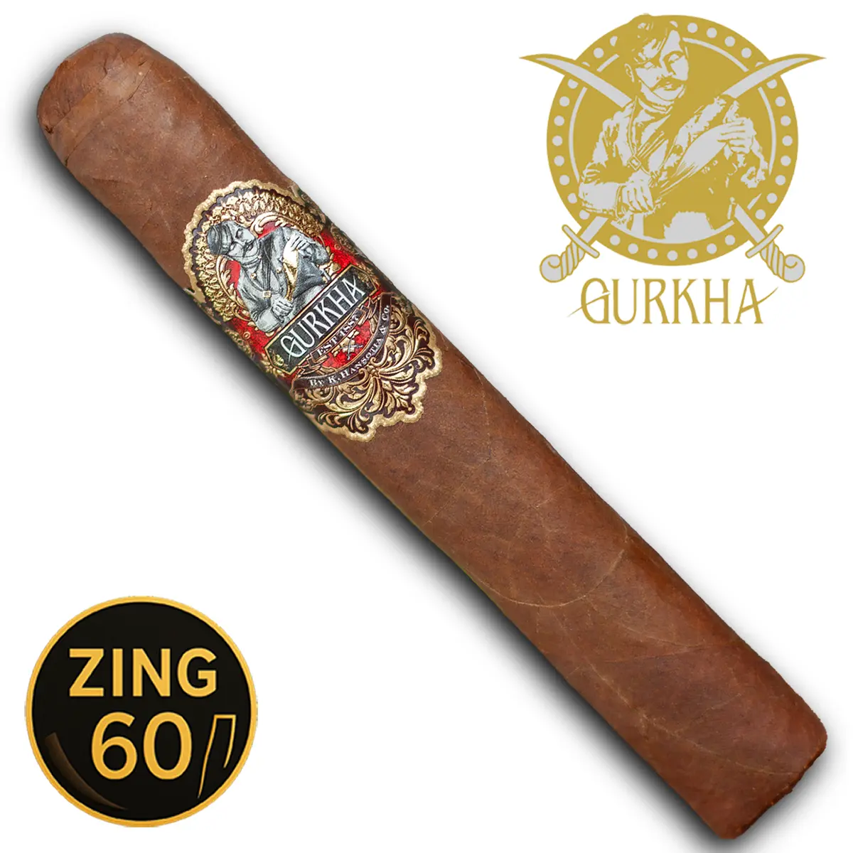 Xì gà Gurkha 125th Anniversary XO lẻ 1 điếu chính hãng tại xigacaocap.com