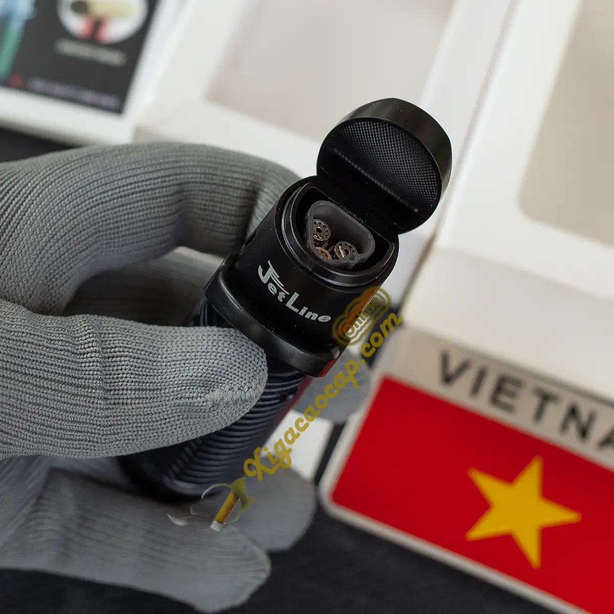 Lửa khò 3 tia gom nhiệt cực mạnh của JetLine J-Jet