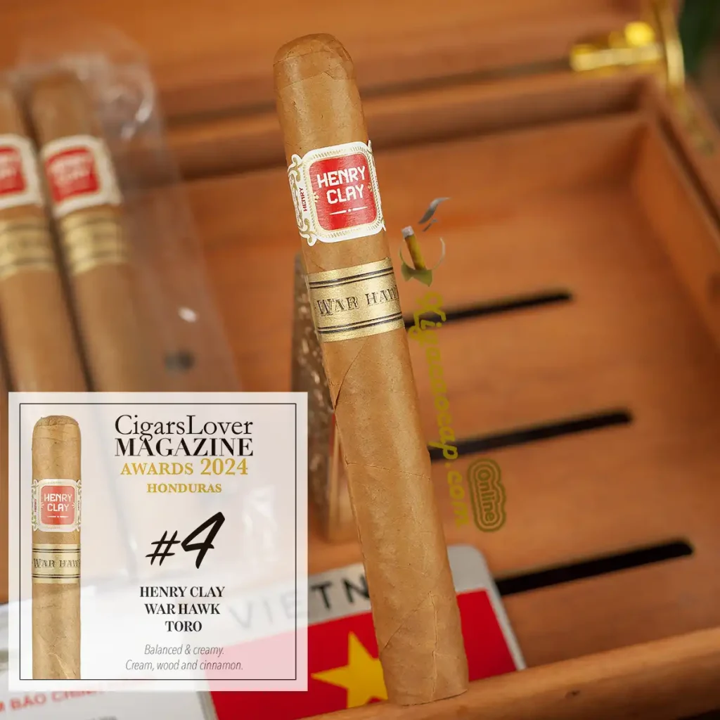 Henry Clay War Hawk Toro đạt nhiều giải thưởng danh giá nhờ hương vị bùng nổ.